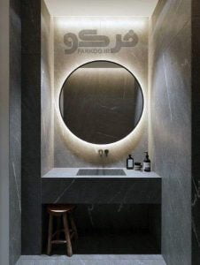 آینه سرویس بهداشتی شیک