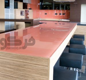 شیشه رومیزی رنگی