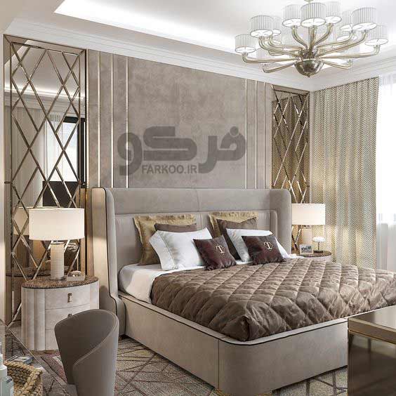 آینه کاری اتاق خواب