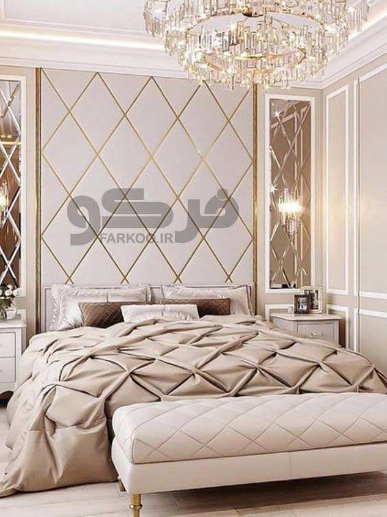 آینه‌کاری اتاق خواب