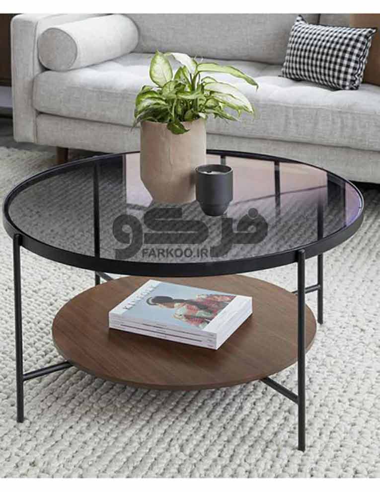 شیشه میز مبل