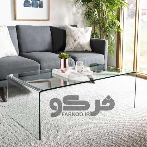 شیشه میز مبل