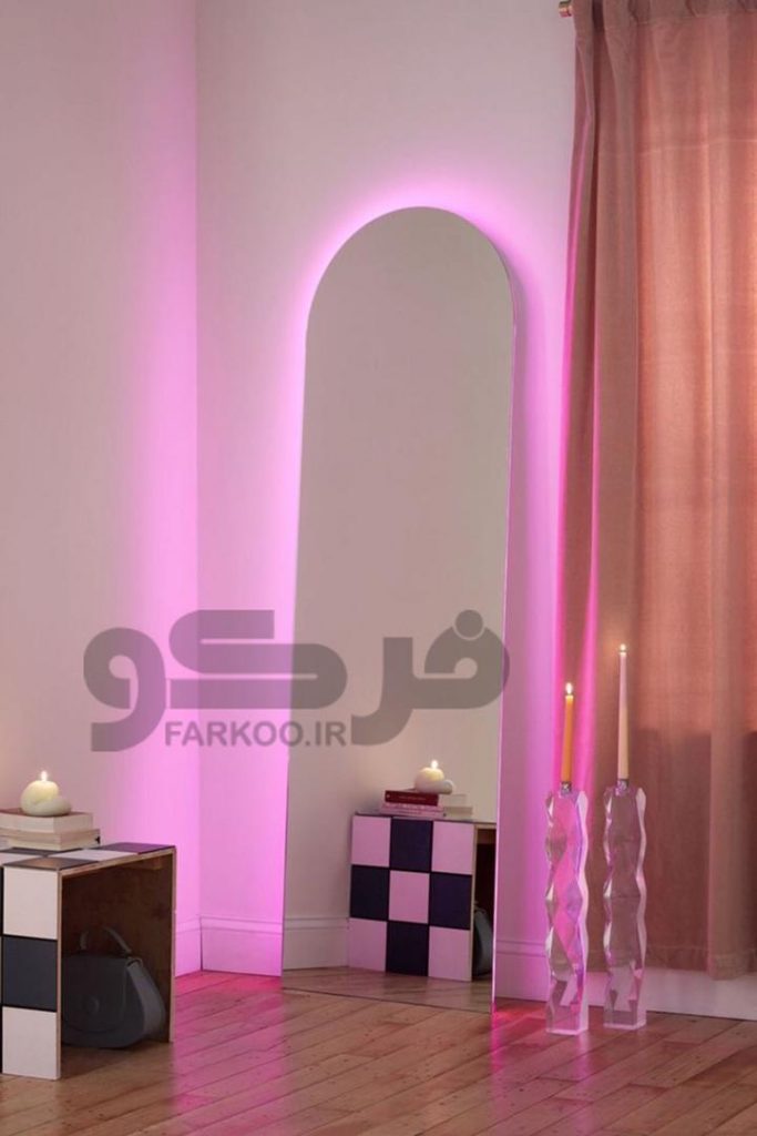 آینه قدی بک لایت