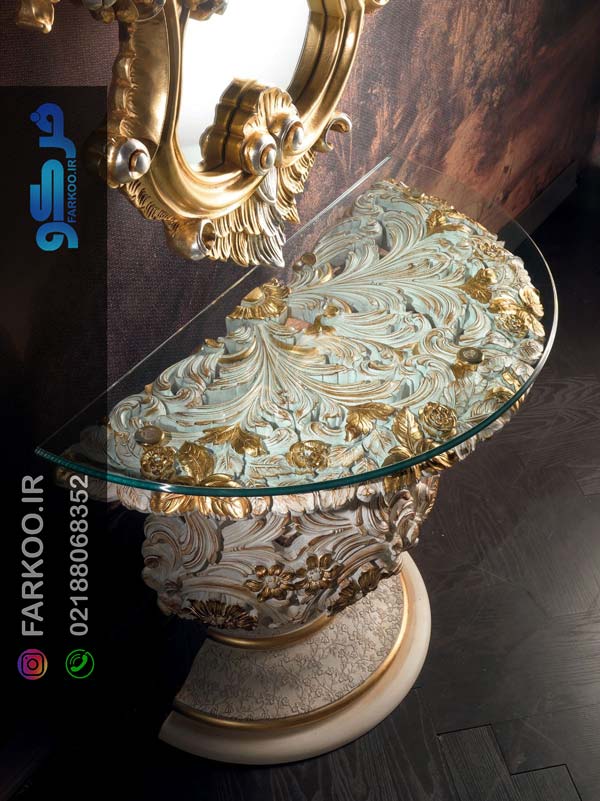 شیشه میز عسلی سلطنتی