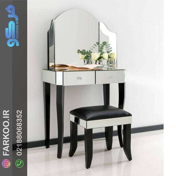میز آرایش شیشه ای