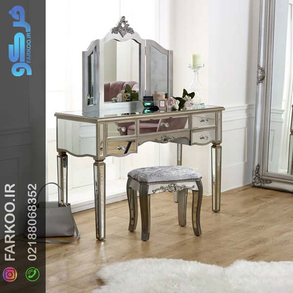 میز آرایشی شیشه
