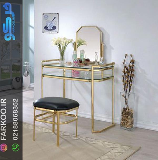 میز آرایش شیشه ای