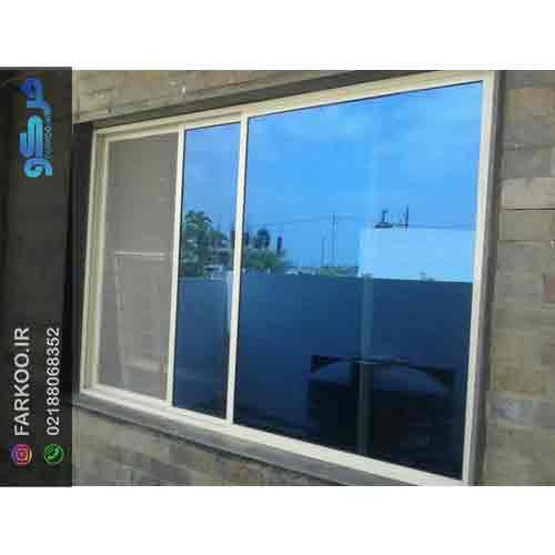 شیشه رفلکس آبی 24