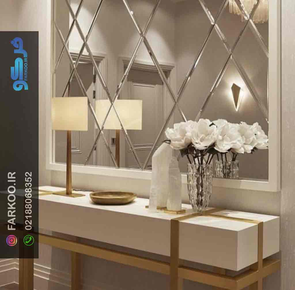 آینه کاری حال پذیرایی 4