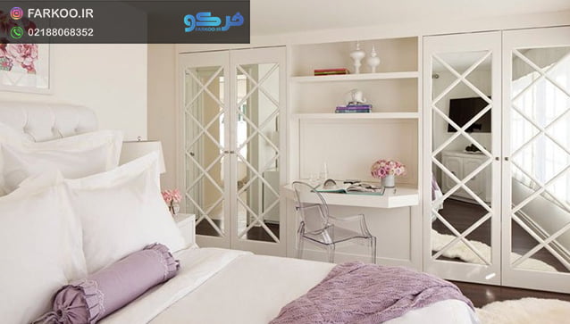 قیمت آینه روی کمد دیواری
