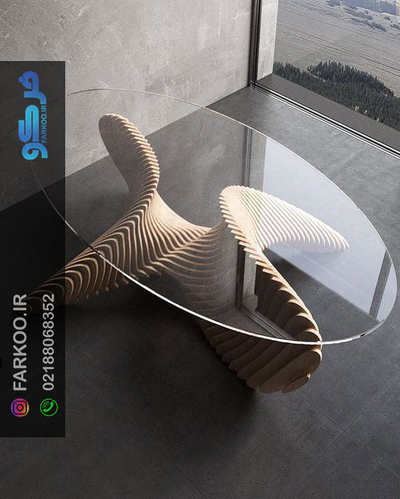 شیشه رومیزی طرح دار