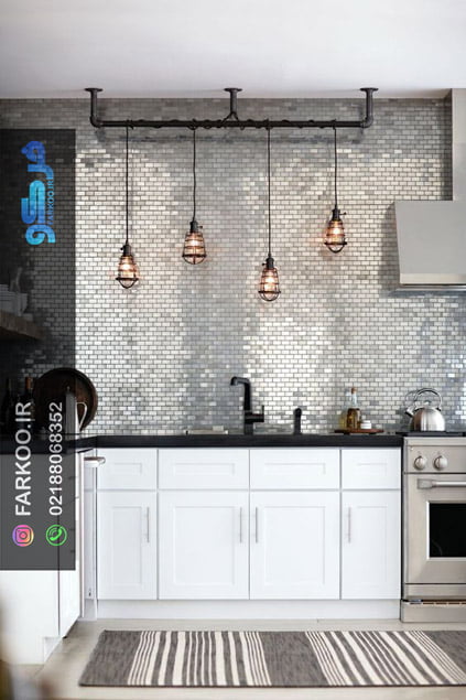 آینه کاری بین کابینت