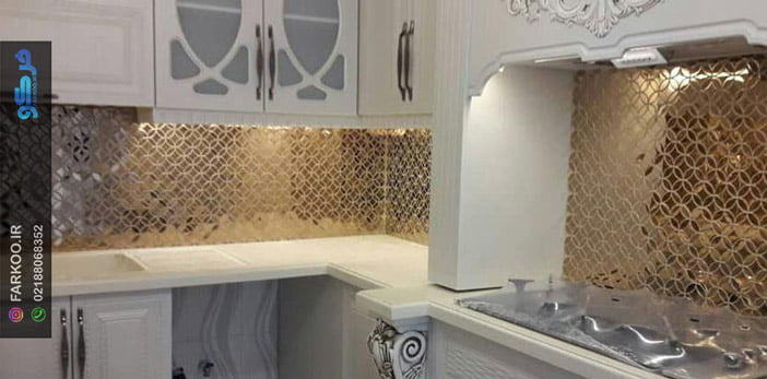 آینه کاری بین کابینت