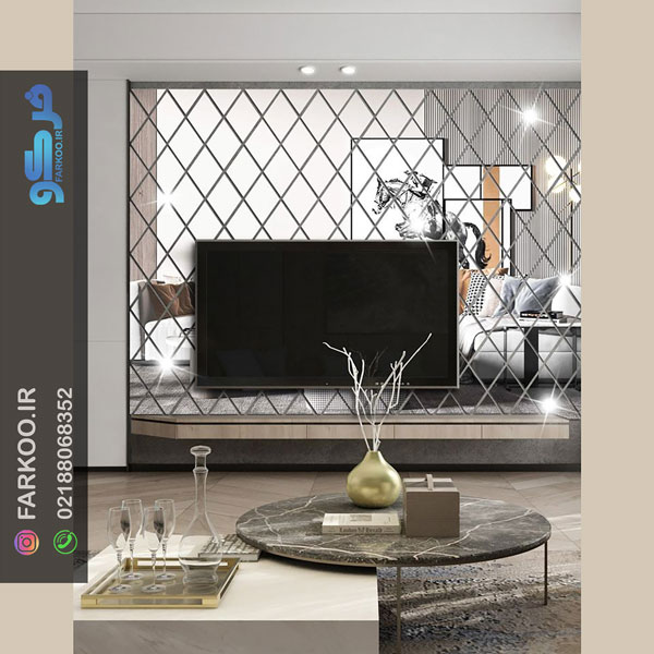 قیمت آینه تراش دار لوزی
