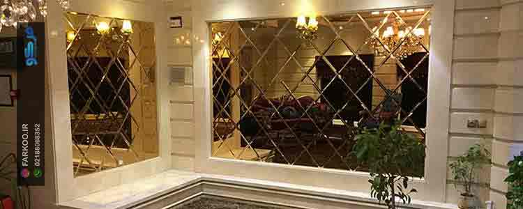 آینه تراش دار دیواری 3