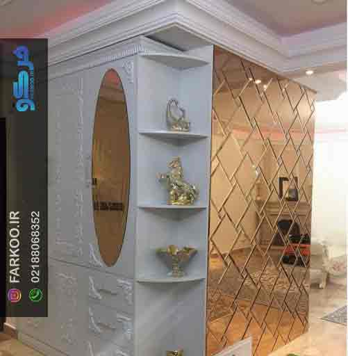 آینه تراش دار دیواری 7
