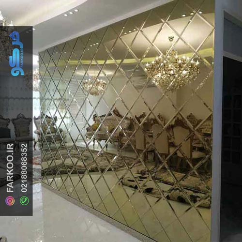 آینه تراش خورده لوزی