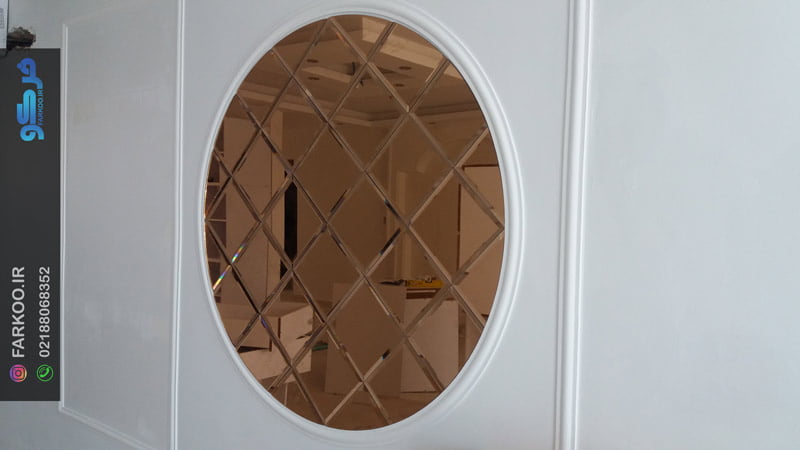 آینه تراش خورده لوزی