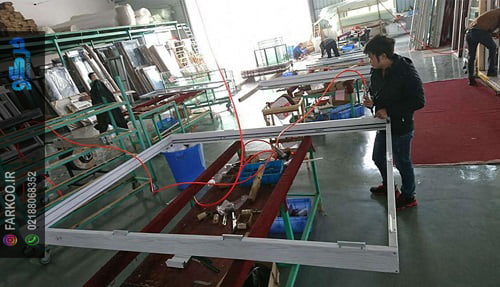 کارخانه درب آلومینیومی
