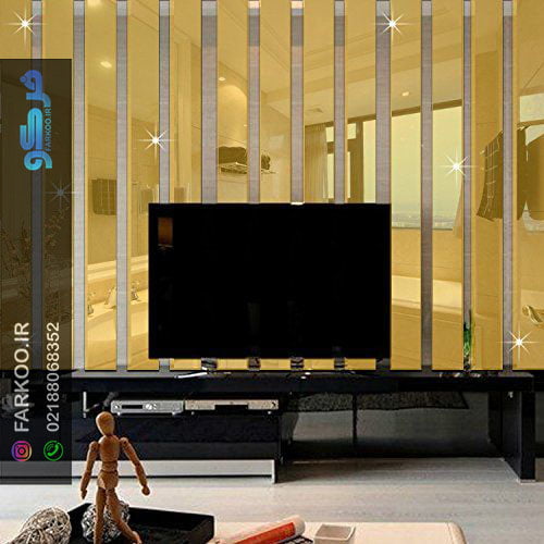 آینه کاری پشت تلویزیون