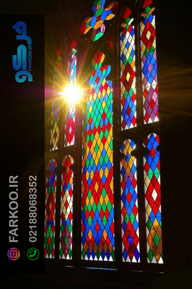 شیشه رنگی