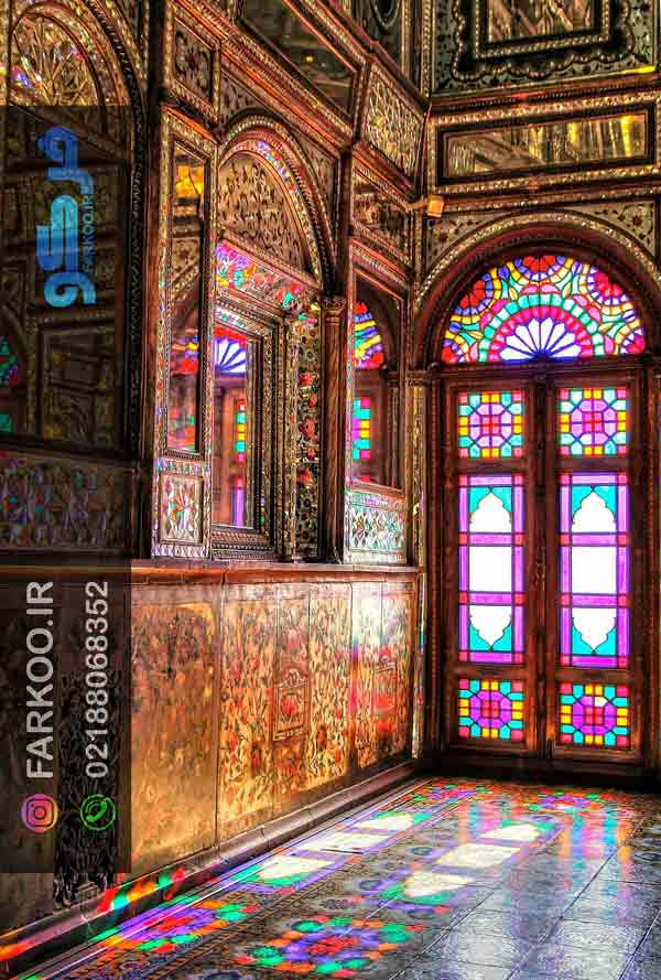 شیشه رنگی سنتی 16