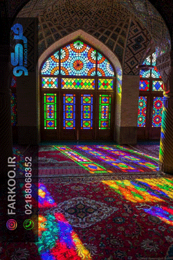 شیشه رنگی