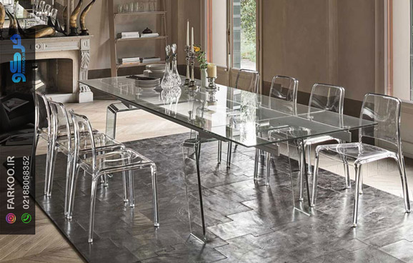 Manufactured glass tableتولیدی میز شیشه ای