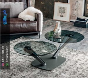 شیشه دودی برای میز .