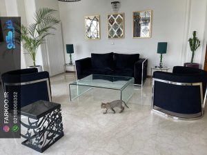 میز مبل شیشه‌ای _