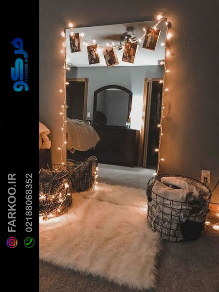 آینه دکوراتیو اتاق خواب
