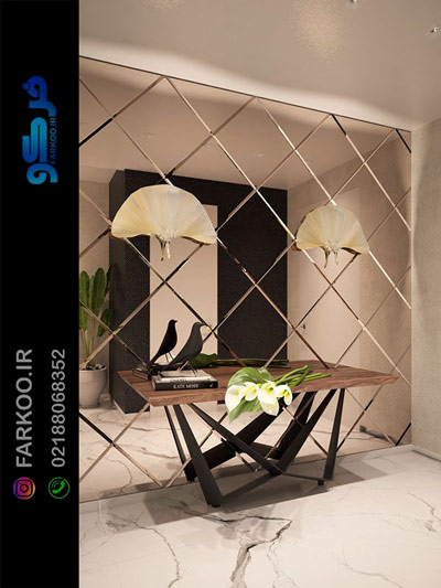 آینه کاری دیوار