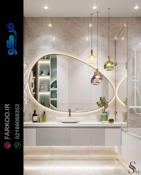 خرید آینه سرویس بهداشتی