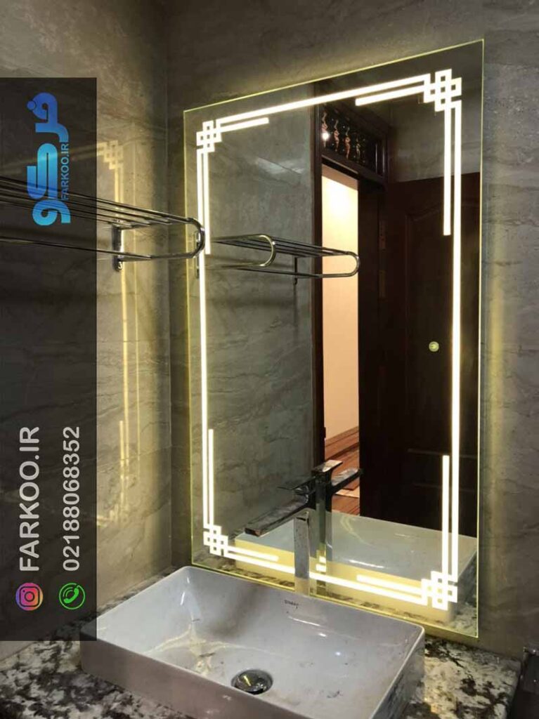 آینه روشویی لمسی
