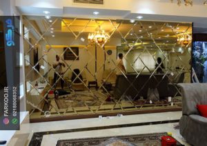 آینه کاری طلایی