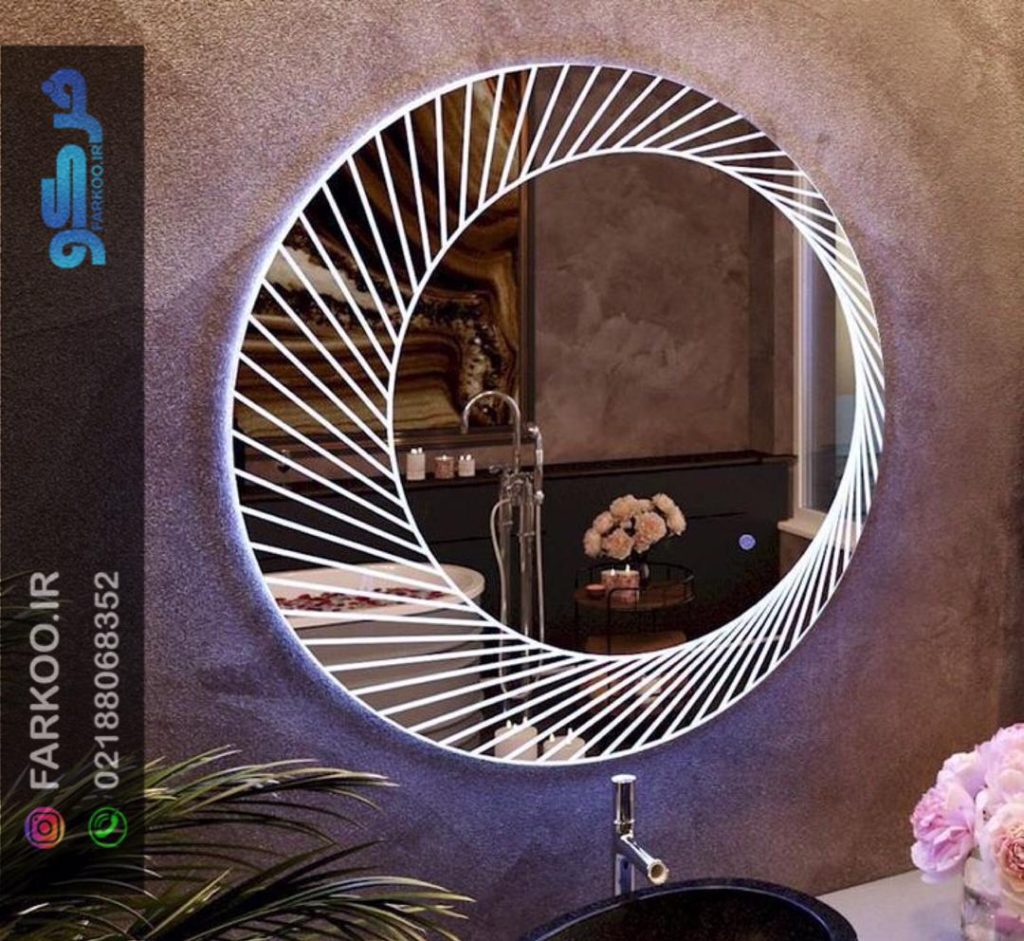 آینه بک لایت لمسی