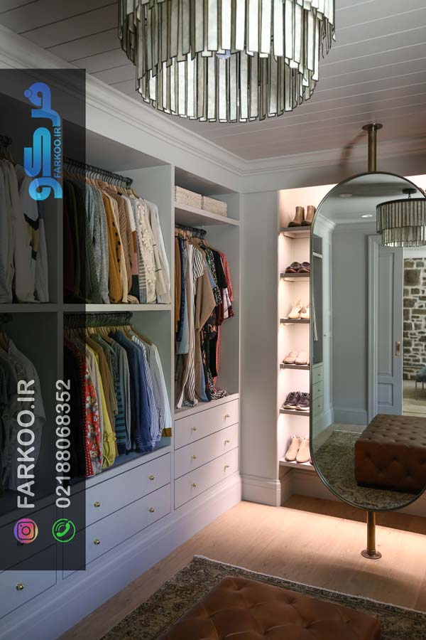 آینه قدی بیضی