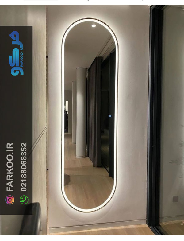 خرید آینه چراغ دار لمسی