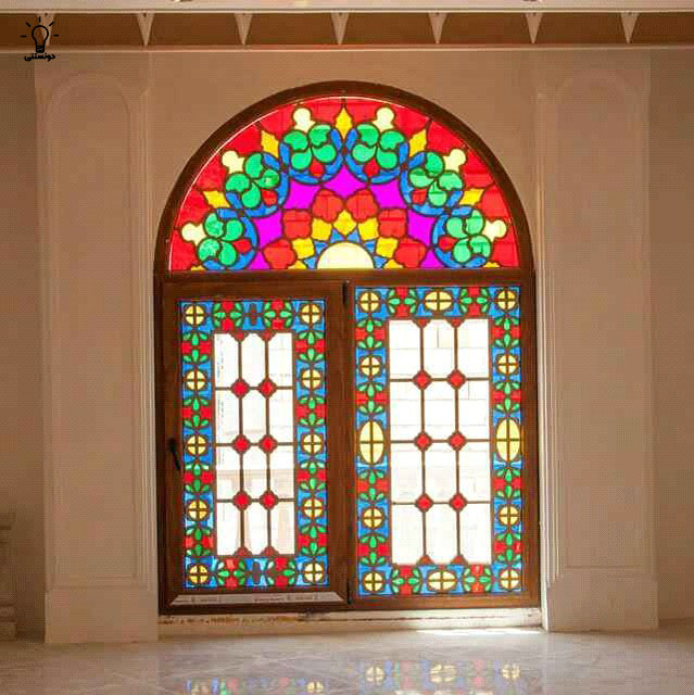 طلق شیشه‌ای مات رنگی
