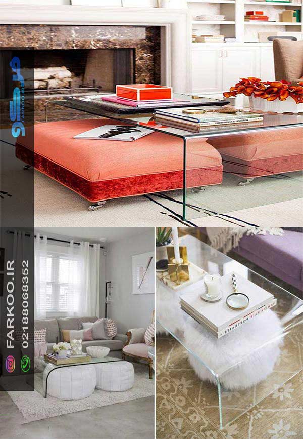 ۹ ایده جذاب برای تزیین زیر میز شیشهای