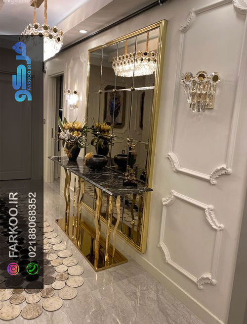 قیمت آینه کاری دیوار راهرو