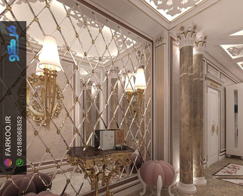 آینه کاری لابی