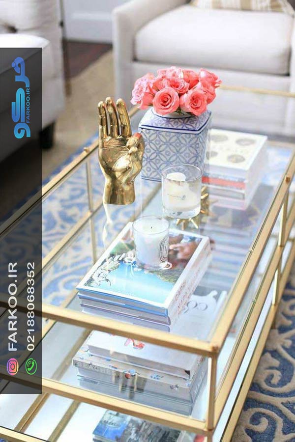 چطور میز شیشهای پذیرایی رو تزیین کنیم؟