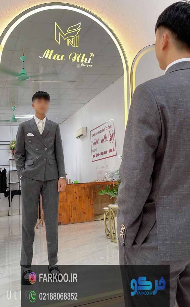 آینه اتاق پرو نور دار مدرن فرکو