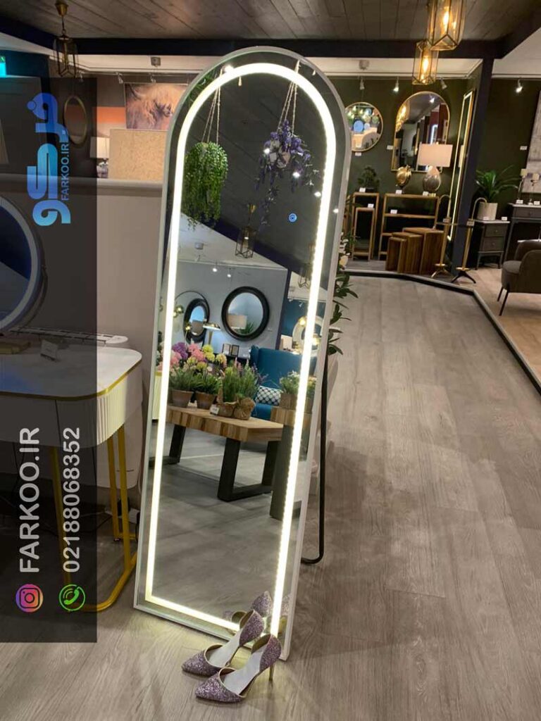 مدل آینه قدی تاچ برای پذیرایی مدل متحرک