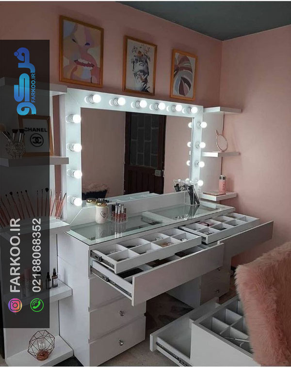 آینه میکاپ مستطیلی