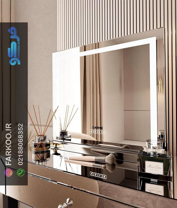 آینه میکاپ دیواری