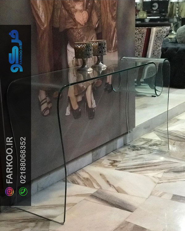 میز بار شیشه ای