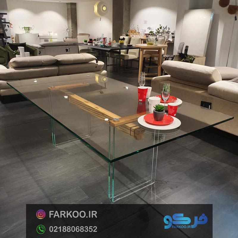 میز بار شیشه ای فرکو