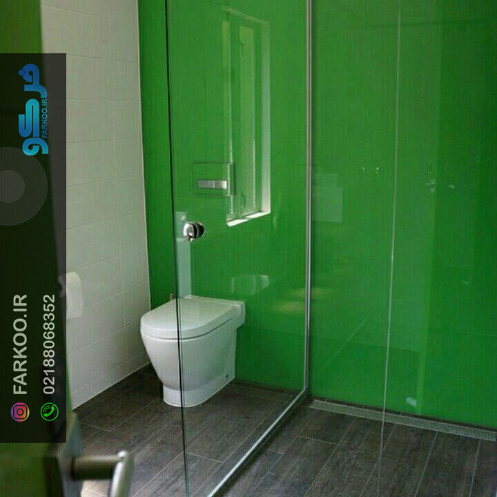 درب شیشه ای حمام